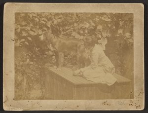 [Margaret Eakins og Harry] af Thomas Eakins
