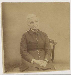 Portræt af en siddende ældre kvinde af Thomas Eakins