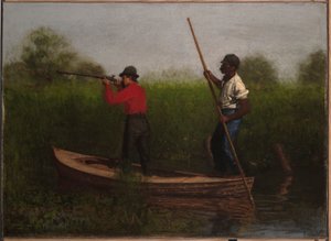Jernbaneskydning på Delaware af Thomas Eakins