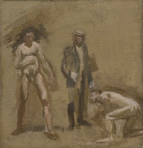 At tage greven, studere af Thomas Eakins