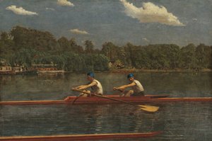 The Biglin Brothers Racing, 1872. af Thomas Eakins