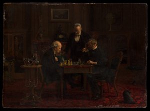 Skakspillerne af Thomas Eakins