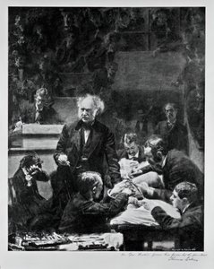 The Gross Clinic, 1876. af Thomas Eakins