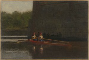 The Oarsmen (The Schreiber Brothers) af Thomas Eakins