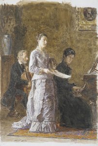 Den patetiske sang, 1881. af Thomas Eakins