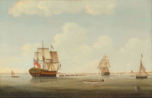 HMS Woolwich under bugsering af Thomas Elliott