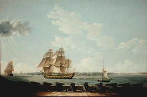 Southsea Battery (olie på lærred) af Thomas Elliott