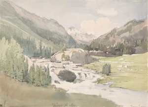 Mountain Valley, begyndelsen af midten af det 19. århundrede.