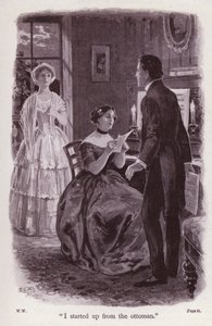 Illustration til The Woman In White af Wilkie Collins (litho)