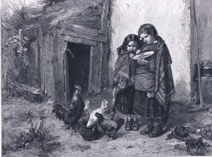 Pot Luck, fra The Magazine of Art 1893, Cassell and Company af Thomas Faed