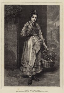 Violer og Primulaer af Thomas Faed