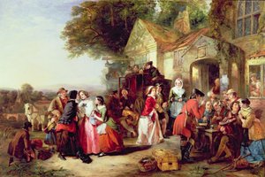 Coachens ankomst, 1850