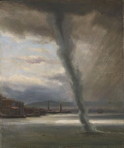 En vandtud ved Napoli-bugten