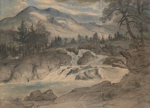 Labrovandfaldet, 1824-42. af Thomas Fearnley
