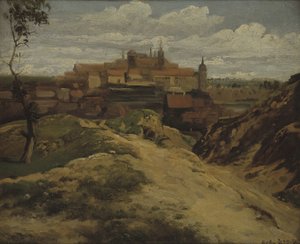 Udsigt over Meissen af Thomas Fearnley