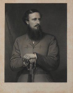 General John Nicholson, indgraveret af A.N. Saunders, udgivet af Henry Graves und Co., London, 1. juni 1867 (gravering med blandet metode)