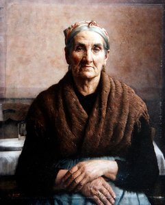 Madame Dafashno (olie på lærred) af Thomas Frederick Mason Sheard