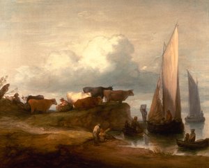 Et kystlandskab af Thomas Gainsborough