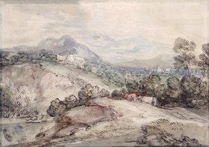 Et kuperet Landskab af Thomas Gainsborough