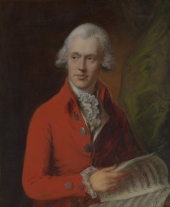 Charles Rousseau Burney 1747-1819, ca. 1780. af Thomas Gainsborough