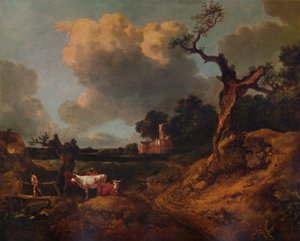 Elmsett Church, West Suffolk, 1700-tallet, 1935 af Thomas Gainsborough