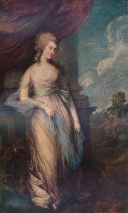 Georgiana, hertuginde af Devonshire, 1783, 1911 af Thomas Gainsborough