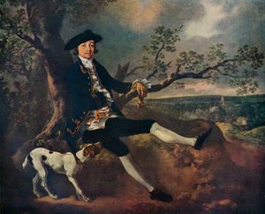 John Plampin, c1752 af Thomas Gainsborough