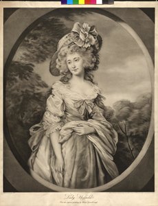 Lady Charlotte Sophia Sheffield af Thomas Gainsborough