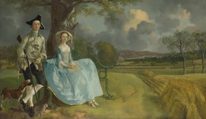 hr. og fru Andrews, 1750 af Thomas Gainsborough