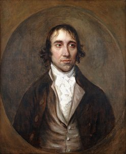 Portræt af John Gainsborough, kunstnerens bror, brystlængde, i brun jakke og vest og hvidt lager, af Thomas Gainsborough