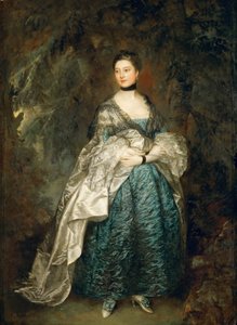 Portræt af Lady Alston, Gertrude Durnford 1731-1807, 1760. af Thomas Gainsborough