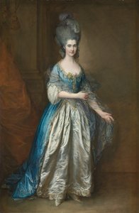 Portræt af fru William Villebois af Thomas Gainsborough