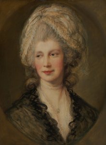 Dronning Charlotte. af Thomas Gainsborough