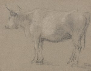 Studie af en ko af Thomas Gainsborough