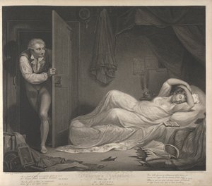 Flid og dissipation: The Wanton in her Bed Chamber (Plade 3)