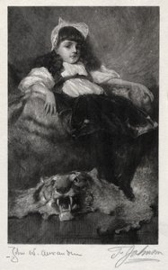 Portræt af et barn af Thomas George Johnson