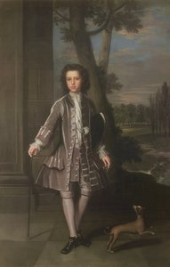 Fuld længde portræt af William King, 10 år, 1720