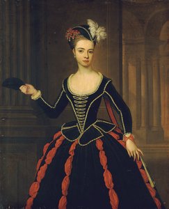 Portræt af Hon. Fru William Townshend