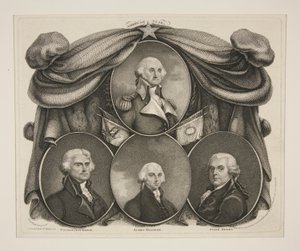 (Washington) Thomas Jefferson. - James Madison. - John Adams af Thomas Gimbrede