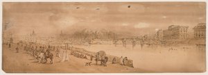 Et udvalg af tyve af de mest maleriske udsigter i Paris, 1802. af Thomas Girtin