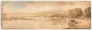 Et udvalg af tyve af de mest maleriske udsigter i Paris, 1802. af Thomas Girtin