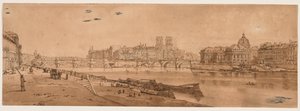 Et udvalg af tyve af de mest maleriske udsigter i Paris, 1802. af Thomas Girtin