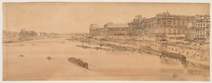Et udvalg af tyve af de mest maleriske udsigter i Paris, 1802. af Thomas Girtin
