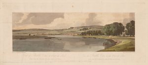 Et udvalg af tyve af de mest maleriske udsigter i Paris: Udsigt over Belle Vue & Pont de Sêve..., 1 af Thomas Girtin