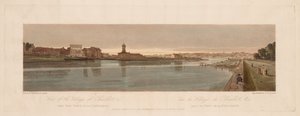 Et udvalg af tyve af de mest maleriske udsigter i Paris: Udsigt over landsbyen Chaillot, 1803 af Thomas Girtin