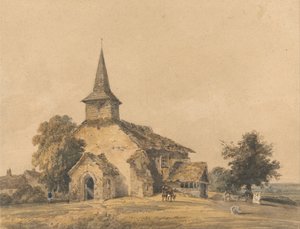 Kapelkirken, Surrey af Thomas Girtin