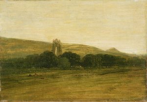 Guisborough Priory, ca. 1801-02 (olie på lærred) af Thomas Girtin