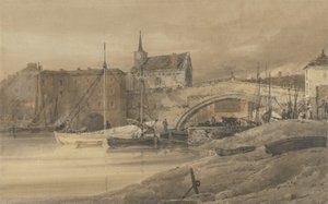 Ouse Bridge, York af Thomas Girtin