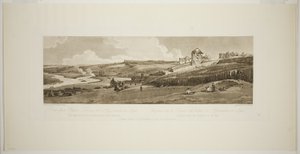 Udsigt fra Palace Terrace ved Saint Germain på Laye, fra tyve udsigter i Paris og omegn af Thomas Girtin