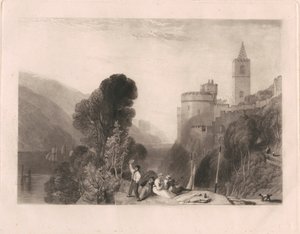 Dartmouth Castle, ved floden Dart